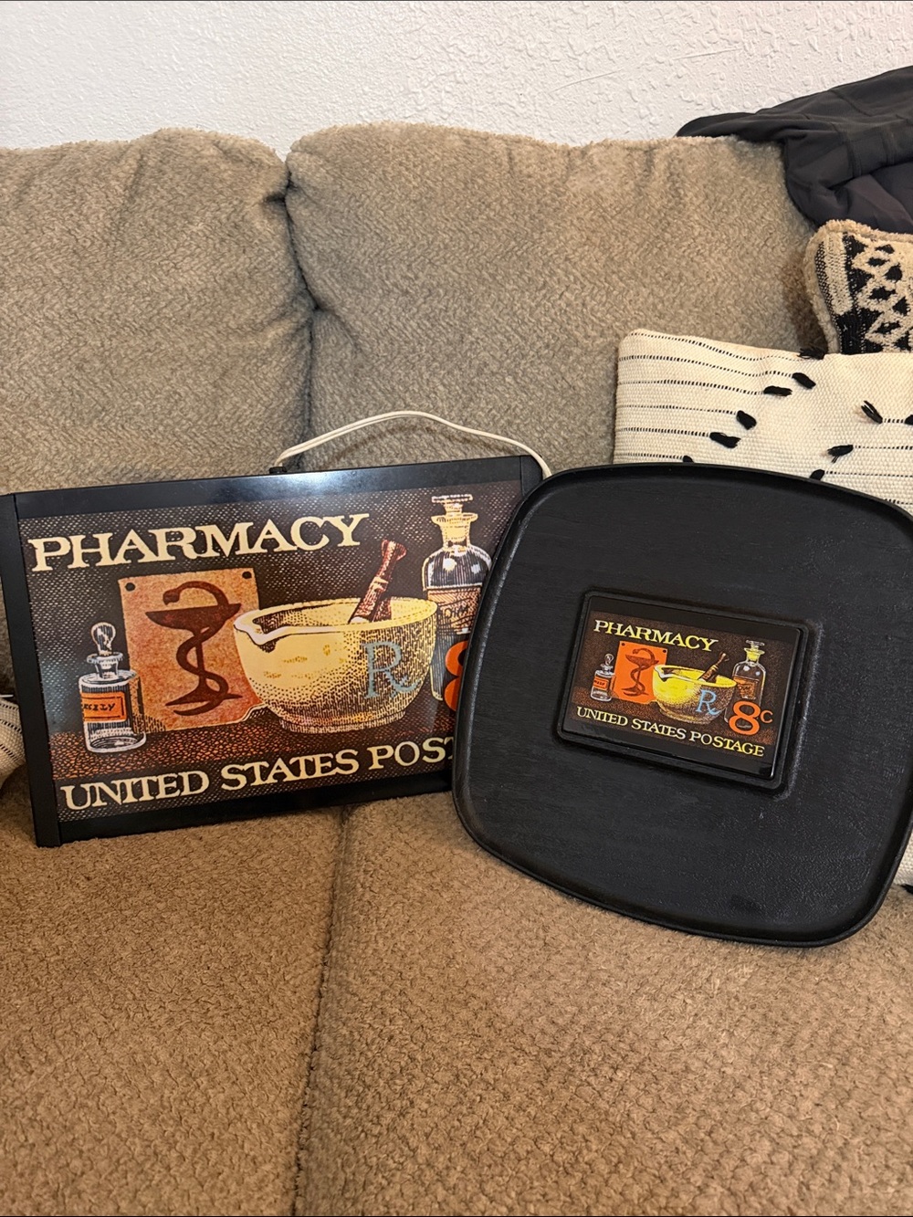 1970’s Westwood Pharmacy Vintage warm-o-tray and thermo-serv tray